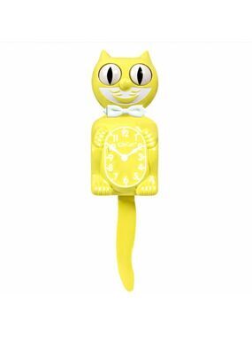 Spring Daffodil yellow Kit-Cat Klock Clock